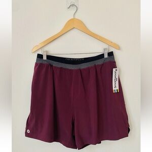 Smartwool Shorts Mens XXL Purple Intraknit Active Lined Running Quick Dry Gym